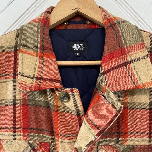Jack Spade Wool Plaid Jacket - Picture 3 of 13